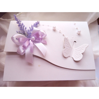 Krabička na výslužku "levandulová 2"