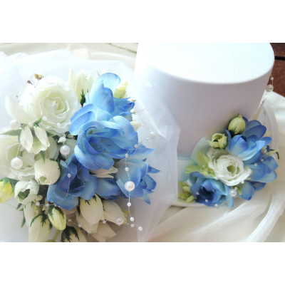 svatební auto - "Modré z nebe pro dva"