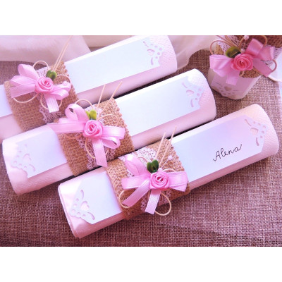 Jmenovka - kroužek na ubrousky + 2 ubrousky (33)