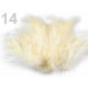 Pštrosí peří délka 9-16 cm