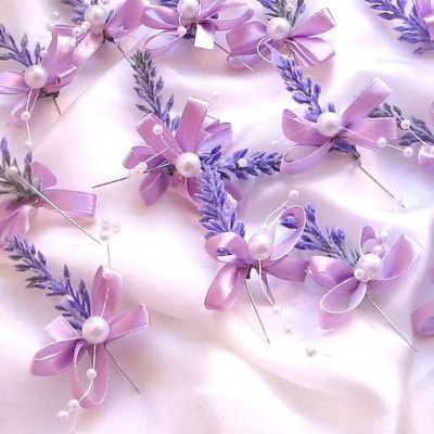 Vývazek s levandulí