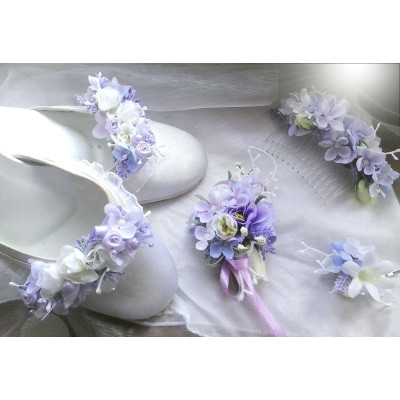 Klipy na boty květinové 1