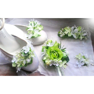 Klipy na boty květinové 2