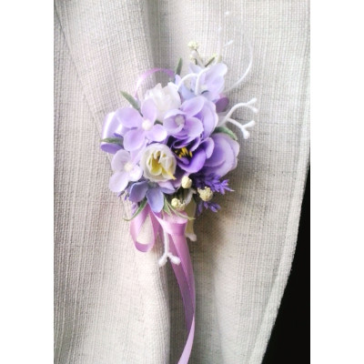 brož pro maminky a svědkyně- lila tóny