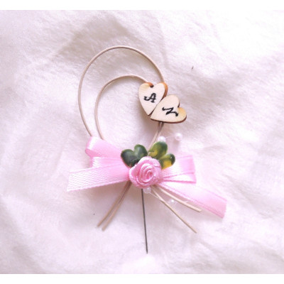 vývazek se srdíčky