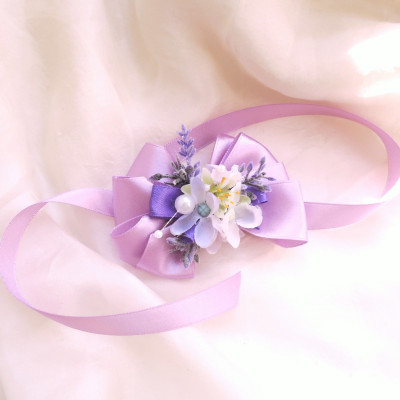 náramek "Kvítky s levandulí"