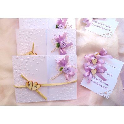 svatební oznámení  "Motýlek"