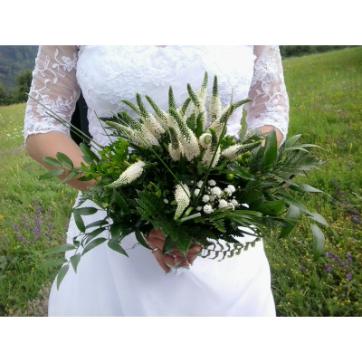 Svatební kytice přírodní