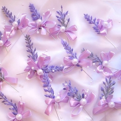 Vývazek s levandulí