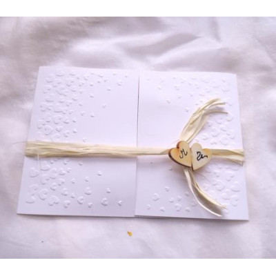 Svatební oznámení "Srdíčka "