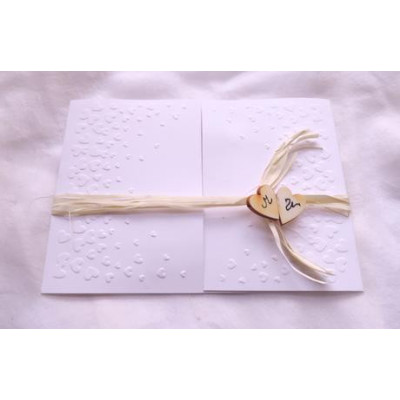 Svatební oznámení "Srdíčka "