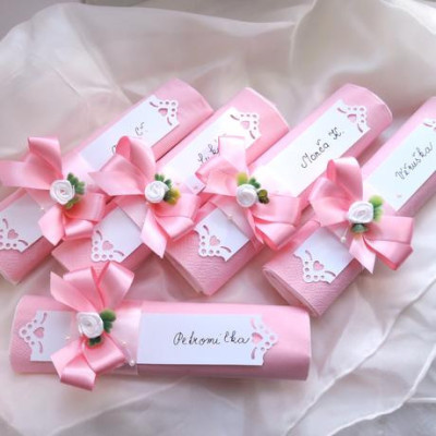 Jmenovka - kroužek na ubrousky + 2 ubrousky (2)