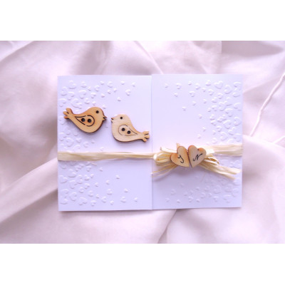 svatební oznámení "Ptáčci malí"