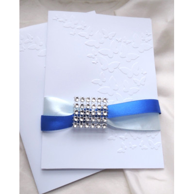 Svatební oznámení "Elegant v modré"