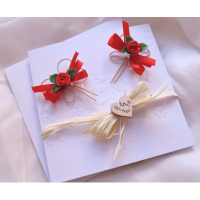 přání 13 - "Červení motýlci"