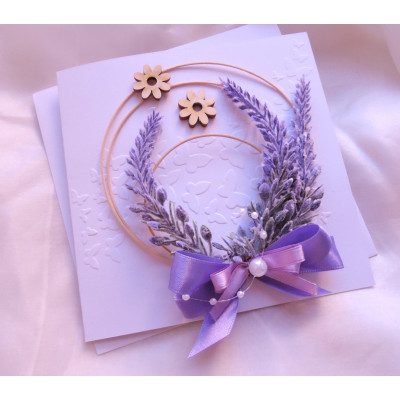 přání 14 "Věneček levandulový"