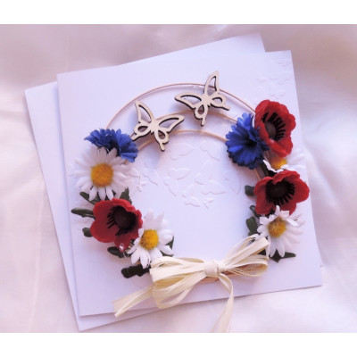 přání 15 "Věneček luční"