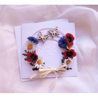 přání 15 "Věneček luční"