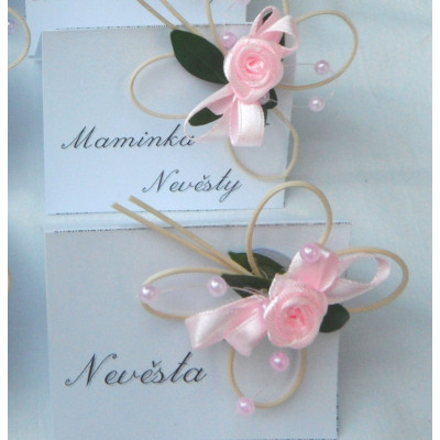 Svatební jmenovky -  motýlci