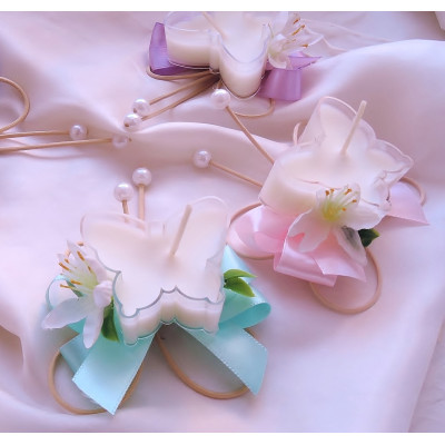 Dárek pro hosty - svícínek "Motýlek" 