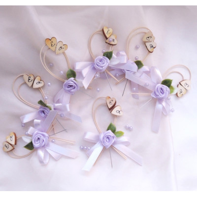 Svatební vývazek "Fialkový"