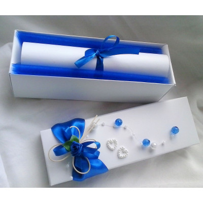 Svatební oznámení v krabičce s motýlkem2