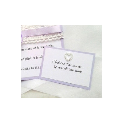 Pozvánka ke svatebnímu stolu 4