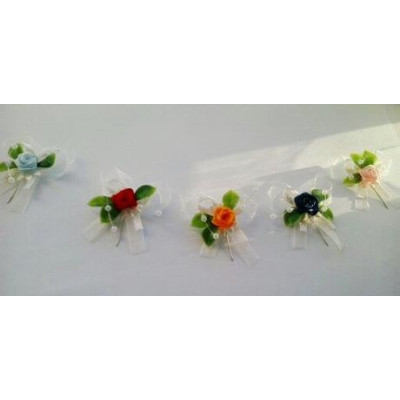 Svatební vývazky - s růžičkou