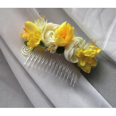 hřebínek do vlasů jarní