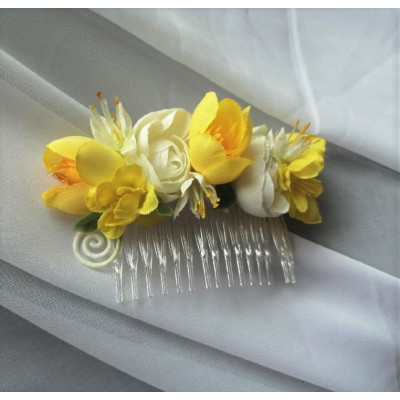 hřebínek do vlasů jarní