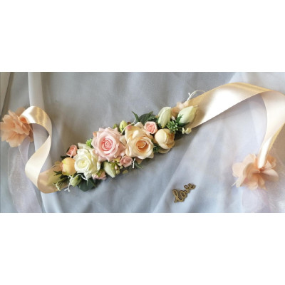 květinový opasek růžovomeruňkový