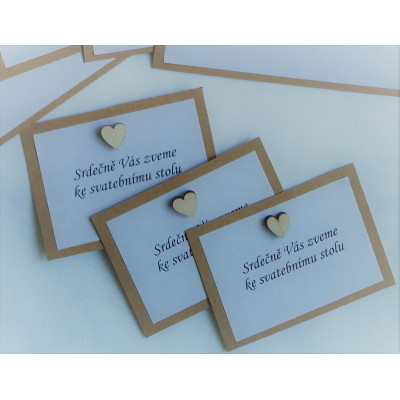 Pozvánka ke svatebnímu stolu 5
