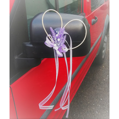 Srdíčko na zrcátko auta