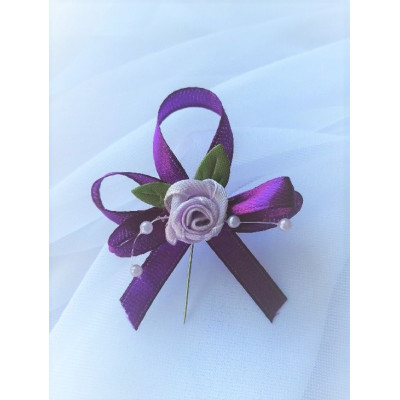 Svatební vývazky- fialové tóny