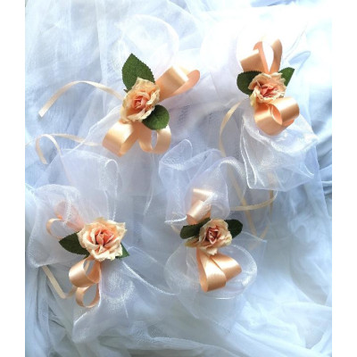 Sada na auto- srdce a cylindr - meruňková