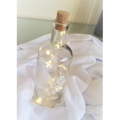 půjčení- Dekorační lahev se světýlky