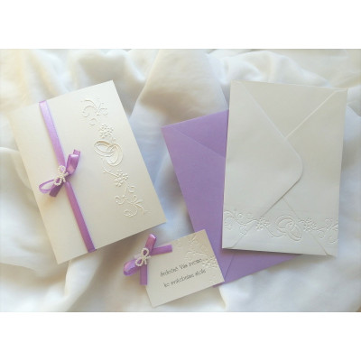 Svatební oznámení - Prstýnky