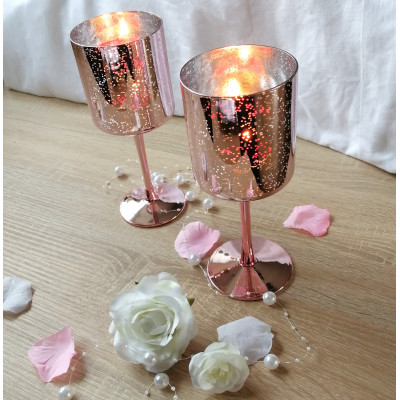 Svícen Rosegold-silver   Půjčení