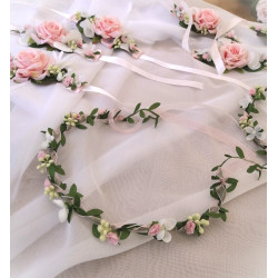 čelenka jemná s růžičkami