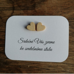 Pozvánka ke svatebnímu stolu 6