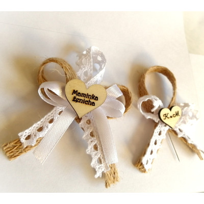 svatební vývazek větší přírodní