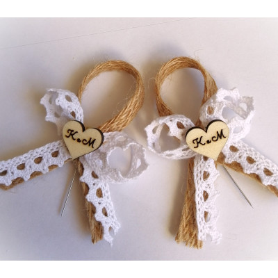 svatební vývazek  přírodní