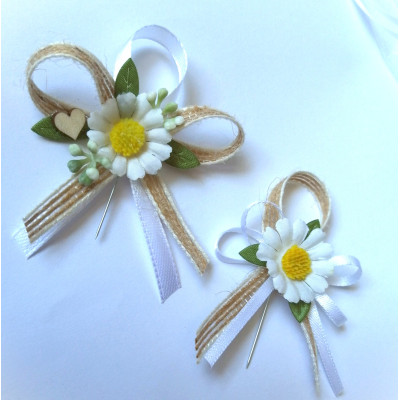 vývazky luční bílé s jutou