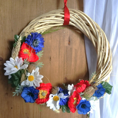 Věnec proutěný folklorní