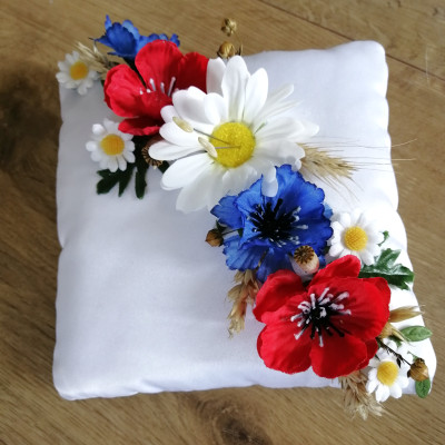 polštářek na prstýnky