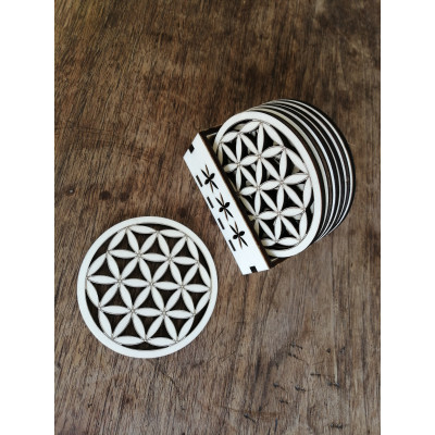 podtácek ornament - sada 6ks