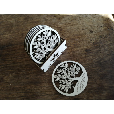 podtácek strom života - sada 6ks