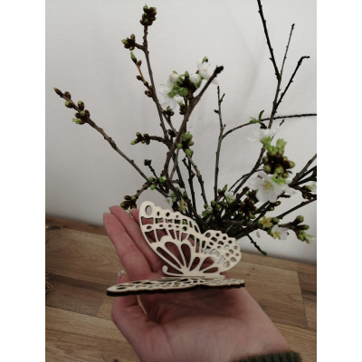 Motýl dřevěný 3D výřez