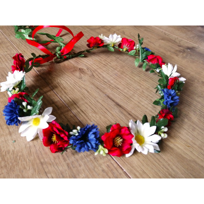 čelenka květinová do vlasů