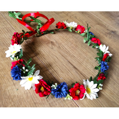 čelenka květinová do vlasů